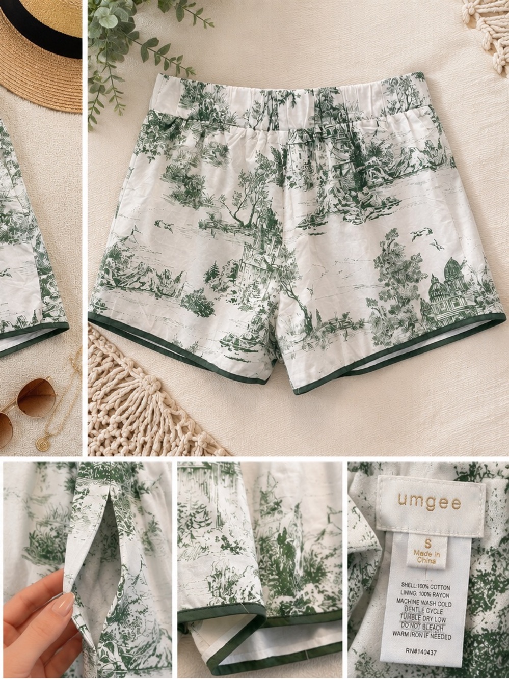 ✨ Umgee Luxe Toile Shorts ✨